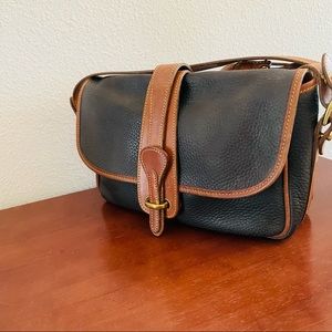Original Dooney & Bourke Large Equestrian crossbody with original DB brass charm